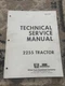 Oliver 2255 Tractor Technical Service Manual FCCA25