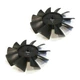 (Pack of 2) OEM Grasshopper Nylon 7" Fans for 2004-2008 Front Mount 722D2, 727K2