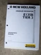 NH New Holland E135B Tier 3 Crawler Excavator Owners Operators Manual