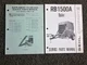 Gehl 1500A Round Baler Service Parts Book Manual Original RB1500A