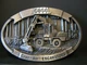 *Case 1085B Cruz-Air Rubber Tired Excavator 1988 Pewter Belt Buckle Construction