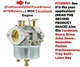 For Tecumseh 632334A Carburetor Fits HM70 HM80 HMSK80 HMSK90 4 Cycle Engine