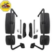 Black Door Mirror w/Arm Pair For 2002-2018 International 4300 4200 LH+RH Side