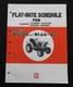 1987-1996 GENUINE KUBOTA B4200 TRACTOR RC44-42 MOWER FLAT RATE SCHEDULE MANUAL