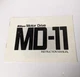 Nikon MD-11 Motor Drive *INSTRUCTION MANUAL ONLY* Genuine OEM