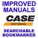 CASE 580K Phase 1 Loader Backhoe Tractor SERVICE Repair MANUAL - SEARCHABLE CD