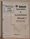 Bobcat 2100/2100S Workmate Operation & Maintenance Manual P/N 6901986 - New!