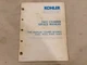 Kohler Engines Two Cylinder Service Manual Models K482 K532 K582 K662
