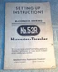 VINTAGE 1945? SET UP INSTRUCTION BOOK MCCORMICK-DEERING #52-R HARVESTER THRESHER