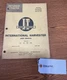 I&T International Harvester Shop Manual Series 330,340,504,2504