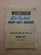 Wisconsin Air Cooled Heavy Duty Engines Manual for Models TE-TF MM-249-B