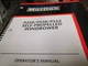 MacDon 9250 9350 9352 Self Propelled Windrower Operators Manual
