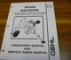 Gehl BH408 Backhoe for SL5625 Skid Loader Parts Catalog & Operator Manual xz
