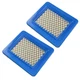 2x Flat Air Filters Cartridge for Briggs&Stratton Lawn Mower Engine 11-25 Series