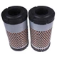 2Pcs Air Filter for Kubota B1700 B21 B2100 B2301 B2320 B2400 B2410 B26 B2601