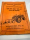 Allis-Chalmers WD-52 and WD-53 Pick-up Plows, Operating and Repair Instructions