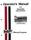 Massey Ferguson MF 520 Operator's Manual and Assembly Instructions