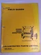 HESSTON FIELD QUEEN CORN HEAD ADAPTER PARTS LIST Manual 8082166R