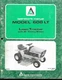 ALLIS CHALMERS MODEL 608LT LAWN TRACTOR OPERATORS MANUAL