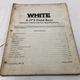 Genuine 1980 White 4-175 Field Boss Tractor Service Specifications 432810