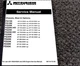 Mitsubishi FG35K Forklift Chassis Mast & Options Service Repair Manual 55001-Up