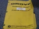 Grove RT75S Rough Terrain Crane Parts Catalog Manual Book