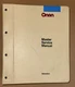 ONAN Generators Genset Master Service Manual - 922-0502 - 1988