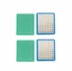 Air filter air cleaner for Toro 20010 (R-21 P) 20020 (R-21 S1) Walk-Behind Mower