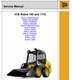 190, 1110 JCB Robot Skid Steer Loader Service Repair Manual 9803/9460-1 PDF USB