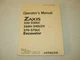 Hitachi 230 230LC 240H 240LCH 270 270LC Excavator Operator's Manual ,issued 2001