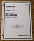 Homelite Model BP-250 Back Pack Blower Parts List Manual Catalog Book 18421