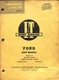I&T Shop Service Ford Major Diesel Power Major Diesel Manual FO-12