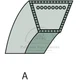 Murray Ride-on Mower V-Belt 1/2" x 47" Type A 710216 037X66MA 37X66