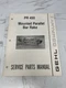 1988 GEHL PR 450 MOUNTED PARALLEL BAR HAY RAKE OPERATOR'S MANUAL 904219