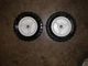 USED OEM TORO 23-3250 WHEELS FOR CCR 1000, 2000 POWERLITE SNOWTHROWERS 6" Diam.