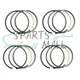 4PCS D24 Piston Rings For Doosan Daewoo D24 D24NAP Engine For Bobcat E32 E35 E42