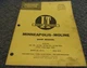 I&T Minneapolis- Moline Jet Star Two & Three Tractor Service Manual MM-14 xz