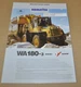 Komatsu WA180-3 Radlader Wheel Loader Brochure Prospekt DE