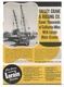 1947 Thew Shovel Co. Ad: MC416 Lorain Moto-Crane for Valley Crane & Rigging