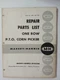 Massey Harris One Row P.T.O. Corn Picker Repair Parts Book Manual