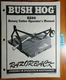 Bush Hog RZ60 Razorback Rotary Cutter Mower Operator's Owner Manual 81652 12/97