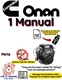 ONAN CCKA MILLER ENGINE MANUAL PARTS PDF ON USB