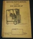 YALE ERC 030-040 AF FORKLIFT SERVICE PARTS MANUAL BOOK CATALOG 1632