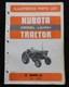 1976-1985 ORIGINAL KUBOTA 245 L245H TRACTOR PARTS CATALOG MANUAL VERY GOOD