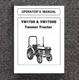 1700 Tractor Operator Maintenance Instruct Manual Fits YM1700 YM1700D - OP1700YM