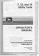 Original John Deere Models 7 10 15 Utility Carts Operator's Manual # OMM122926A5