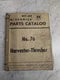 INTERNATIONAL HARVESTER PARTS CATALOG LIST MANUAL MCCORMICK #76 THRESHER HT-29