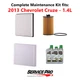 2013 Chevrolet Cruze 1.4L Complete Air, Oil & Cabin Filter Kit (5W-30)