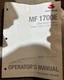 Massey Ferguson 1726E 1734E 1739E Tractor Operator's Manual MWPA26