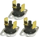 3-Pack L350F Cutoff Manual Reset Thermostat Flame Rollout Limit Switch 36TX16 61